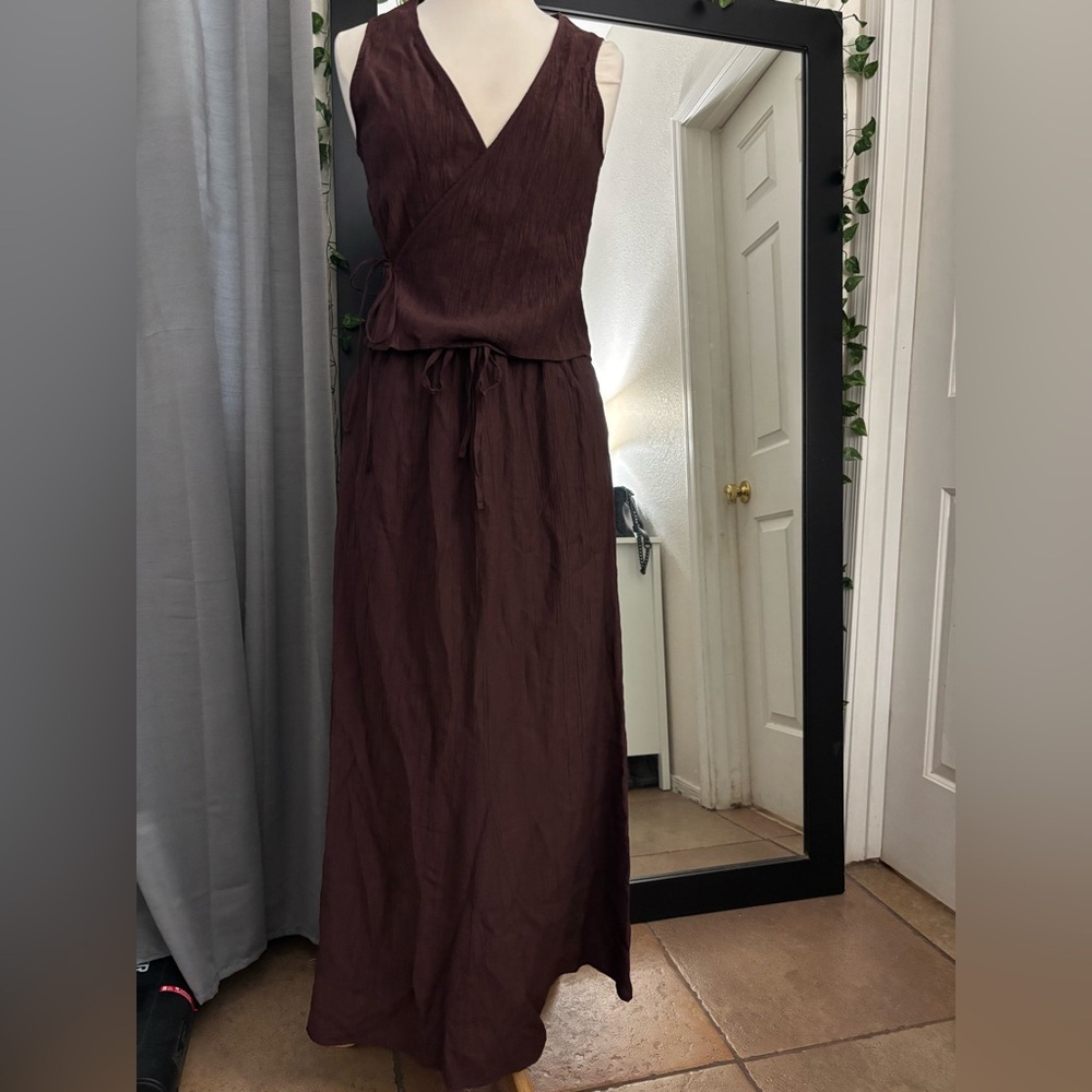 Zara Brown Skirt Set